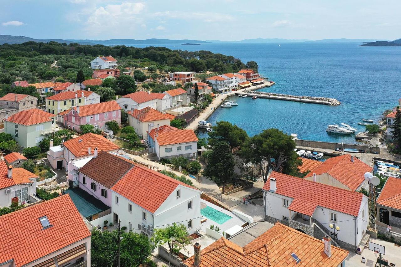 Villa Mira With A Heated Pool And A Sea View Bozava Exterior photo